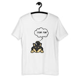 Escape Plan - Black & Tan Shiba - Short-Sleeve Unisex T-Shirt