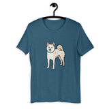 Cream Shiba - Short-Sleeve Unisex T-Shirt