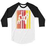 I Don't Give a Shiba - 3/4 sleeve raglan shirt
