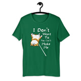 You Can't Make Me - Red Shiba - Short-Sleeve Unisex T-Shirt