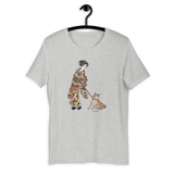 Ukiyoe Shiba Inu T-Shirt x Ukiyoe-Haaan (Unisex T-Shirt)