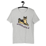 God Created a Black & Tan Shiba Inu to Show off - Short-Sleeve Unisex T-Shirt