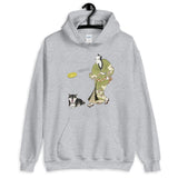 No Fetch Black & Tan Shiba - Ukiyoe - Unisex Hoodie