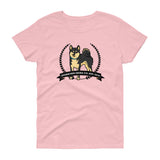 Stubborn Shiba Co - Black & Tan Shiba - Women's short sleeve t-shirt