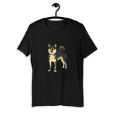Black & Tan Shiba - Short-Sleeve Unisex T-Shirt