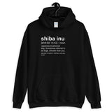Shiba Inu Definition - Hooded Sweatshirt