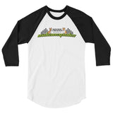 American Basenji & Shiba Inu Rescue - 3/4 sleeve raglan shirt - Stubborn Shiba Co