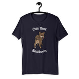 Cute Butt Stubborn - Sesame Shiba - Short-Sleeve Unisex T-Shirt