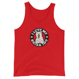 I love my Cream Shiba Inu - Unisex  Tank Top - Stubborn Shiba Co