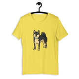 Black & Tan Shiba - Short-Sleeve Unisex T-Shirt