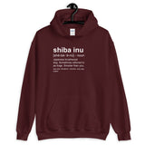 Shiba Inu Definition - Hooded Sweatshirt