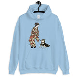 Ukiyoe Shiba Inu x Ukiyoe-Haaan - Black & Tan - Unisex Hoodie