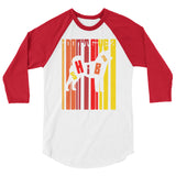 I Don't Give a Shiba - 3/4 sleeve raglan shirt