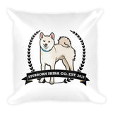 Sleeping Shiba - Throw Pillow - Stubborn Shiba Co