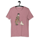 Ukiyoe Stubborn Cream Shiba - Short-Sleeve Unisex T-Shirt x Ukiyoe-Haaan