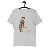 Ukiyoe Stubborn Cream Shiba - Short-Sleeve Unisex T-Shirt x Ukiyoe-Haaan