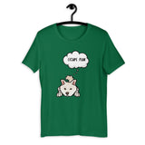 Escape Plan - Cream Shiba - Short-Sleeve Unisex T-Shirt