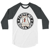 I LOVE MY SHIBA INU 3/4 sleeve raglan shirt - Stubborn Shiba Co