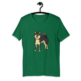 Black & Tan Shiba - Short-Sleeve Unisex T-Shirt