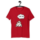 Escape Plan - Cream Shiba - Short-Sleeve Unisex T-Shirt