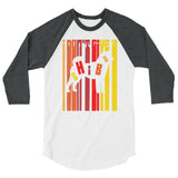 I Don't Give a Shiba - 3/4 sleeve raglan shirt