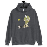 No Fetch Black & Tan Shiba - Ukiyoe - Unisex Hoodie