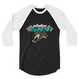 Black and Tan Shiba 500 3/4 sleeve raglan shirt - Stubborn Shiba Co