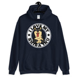 I LOVE MY BLACK & TAN SHIBA INU - Hooded Sweatshirt