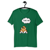 Escape Plan - Red Shiba - Short-Sleeve Unisex T-Shirt