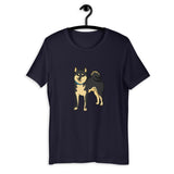 Black & Tan Shiba - Short-Sleeve Unisex T-Shirt