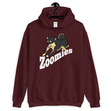 Zoomies!! Black and Tan Shiba - Hooded Sweatshirt
