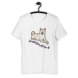 God Created a Cream Shiba Inu to Show off - Short-Sleeve Unisex T-Shirt