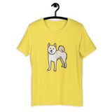Cream Shiba - Short-Sleeve Unisex T-Shirt
