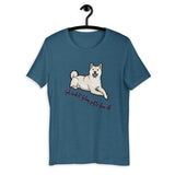 God Created a Cream Shiba Inu to Show off - Short-Sleeve Unisex T-Shirt