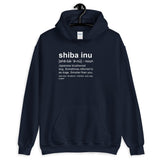 Shiba Inu Definition - Hooded Sweatshirt