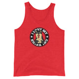 I love my Black and Tan Shiba Inu - Unisex  Tank Top - Stubborn Shiba Co
