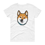 8 Bit Shiba - Women's short sleeve t-shirt