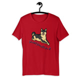 God Created a Black & Tan Shiba Inu to Show off - Short-Sleeve Unisex T-Shirt