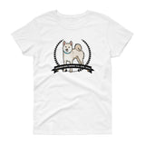 Stubborn Shiba Co - Cream Shiba - Women's short sleeve t-shirt