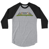 American Basenji & Shiba Inu Rescue - 3/4 sleeve raglan shirt - Stubborn Shiba Co