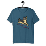 God Created a Black & Tan Shiba Inu to Show off - Short-Sleeve Unisex T-Shirt