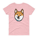8 Bit Shiba - Women's short sleeve t-shirt
