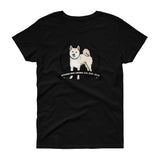 Stubborn Shiba Co - Cream Shiba - Women's short sleeve t-shirt