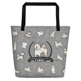 Stubborn Shiba - Beach / Shopping Tote - Stubborn Shiba Co