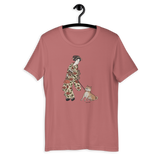 Ukiyoe Shiba Inu T-Shirt x Ukiyoe-Haaan (Unisex T-Shirt)