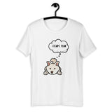 Escape Plan - Cream Shiba - Short-Sleeve Unisex T-Shirt