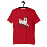 God Created a Cream Shiba Inu to Show off - Short-Sleeve Unisex T-Shirt