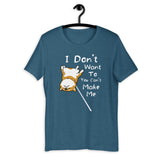 You Can't Make Me - Red Shiba - Short-Sleeve Unisex T-Shirt