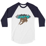 Sesame Shiba 500 3/4 sleeve raglan shirt - Stubborn Shiba Co