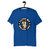 I LOVE MY BLACK & TAN SHIBA INU - Short-Sleeve Unisex T-Shirt